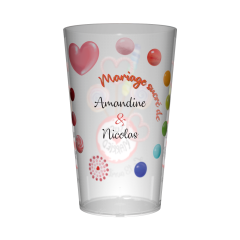 Gobelet personnalisé Mariage Candy Bar