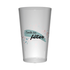 Gobelet personnalisé Comité des Fêtes Pastel