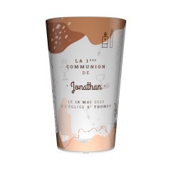 Gobelet personnalisé Communion Moderne