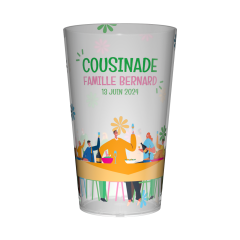 Gobelet personnalisé Cousinade A Table