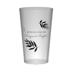 Gobelet personnalisé Crémaillère Minimaliste