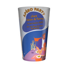 Gobelet personnalisé Crémaillère Apéro Party