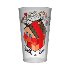 Gobelet personnalisé Crémaillère Maison Fleurie