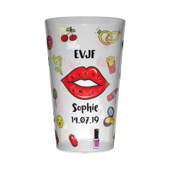 Gobelet personnalisé pour EVJF Emoticônes