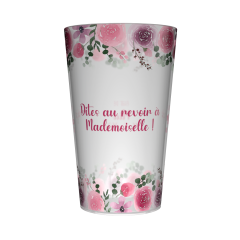 Gobelet personnalisé EVJF Roses