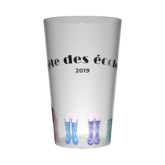 Gobelet personnalisé Fête des écoles Bottes