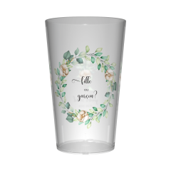 Gobelet personnalisé Gender Reveal Couronne