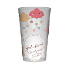Gobelet personnalisé Gender Reveal Nuages & Etoiles