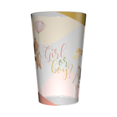 Gobelet personnalisé Gender Reveal Fleurs & Animaux