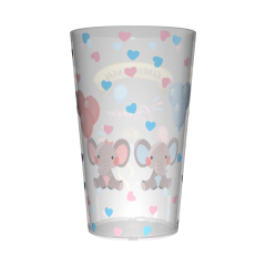 Gobelet personnalisé Gender Reveal Eléphants