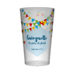 Gobelet personnalisé Guinguette Multicolore