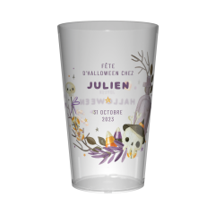 Gobelet personnalisé Halloween Squelette