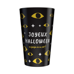 Gobelet personnalisé Halloween Oeil Nuit