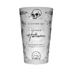 Gobelet personnalisé Halloween Black & White