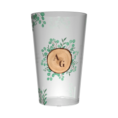 Gobelet personnalisé Mariage Bois & Feuillage