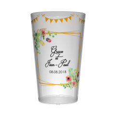 Gobelet personnalisé Mariage Cadre