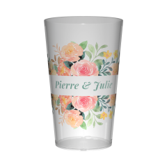 Gobelet personnalisé Mariage Bouquet Coloré