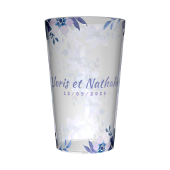 Gobelet personnalisé Mariage Champêtre Violet