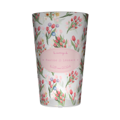 Gobelet personnalisé Mariage Bouquets