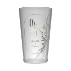 Gobelet personnalisé Mariage Classique & Champêtre