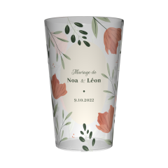 Gobelet personnalisé Mariage Prairie