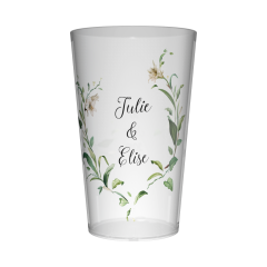 Gobelet personnalisé Mariage Fleur Sauvage