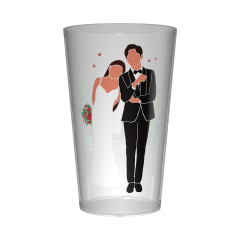 Gobelet personnalisé Mariage Les Mariés