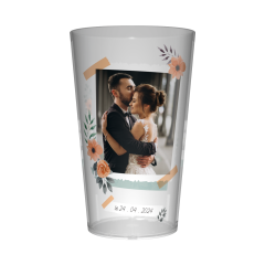 Gobelet personnalisé Mariage Photo & Petit Mot
