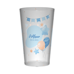 Gobelet personnalisé Naissance Ballons Garçon