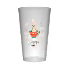 Gobelet personnalisé Noël Chat