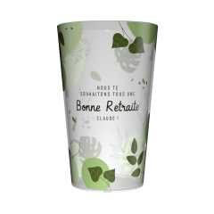 Gobelet personnalisé Retraite Nature