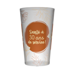 Gobelet personnalisé Retraite Fleurs Dessins