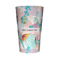 Gobelet personnalisé Summer Tropique Coloré
