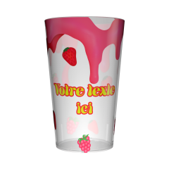 Gobelet personnalisé Tendance Fraises & Framboises