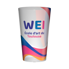 Gobelet personnalisé Week-end Intégration Vagues Colorées