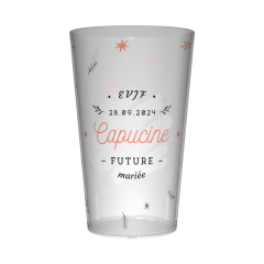 Gobelet personnalisé pour EVJF Plume