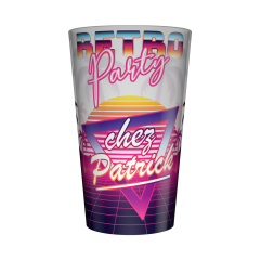 Gobelet personnalisé Soirée Retro Party