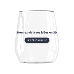 verre à eau personnalisé en verre