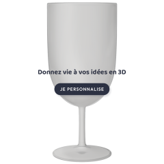 verre à vin personnalisé plastique pour événement