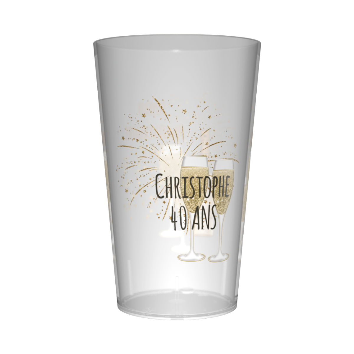 Gobelet personnalisé Anniversaire Cheers