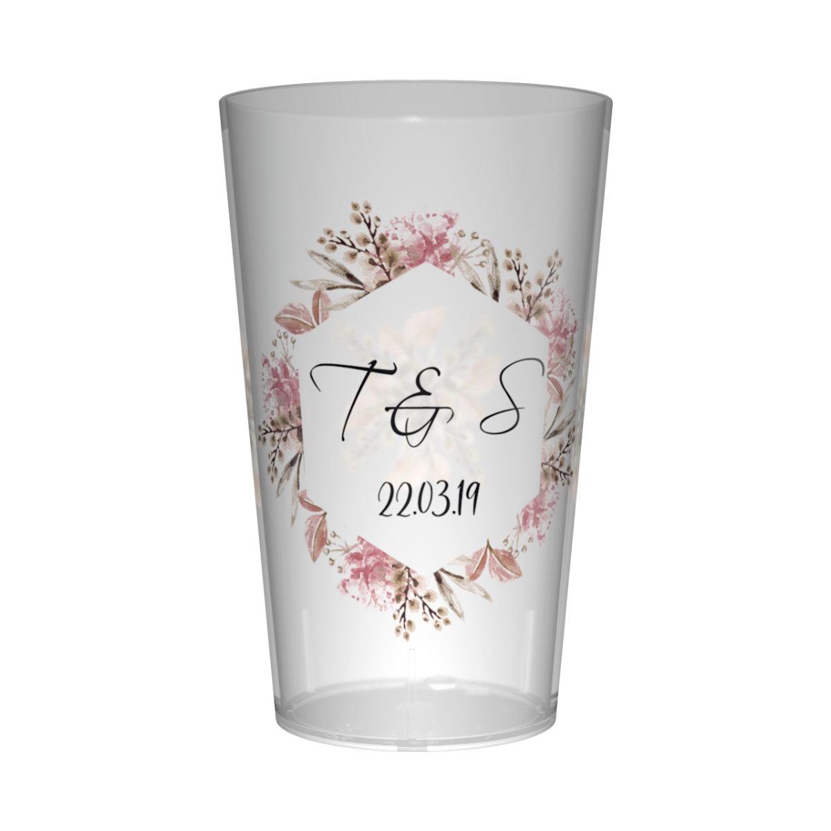 Gobelet personnalisé Mariage Pastel