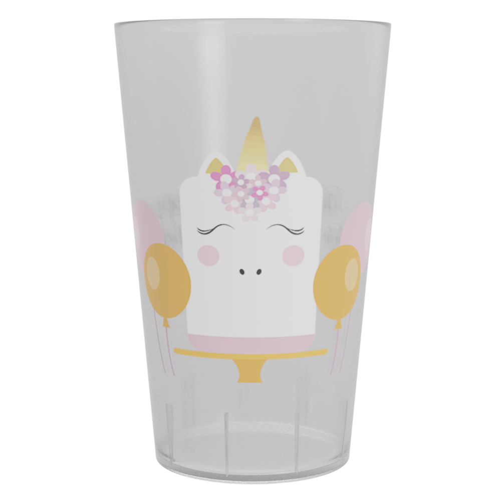 gobelet personnalise anniversaire licorne fleur