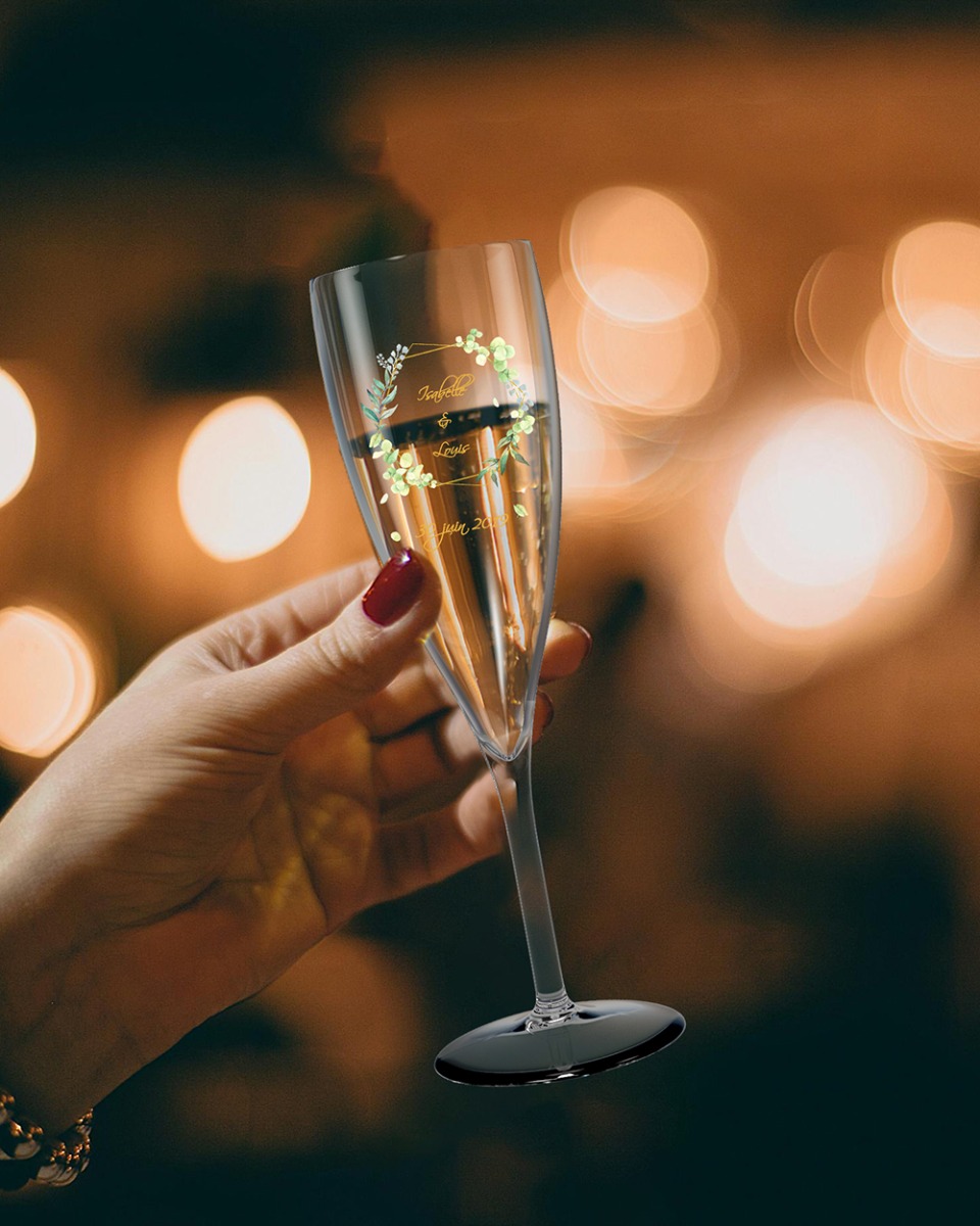 verre à vin personnalisé incassable