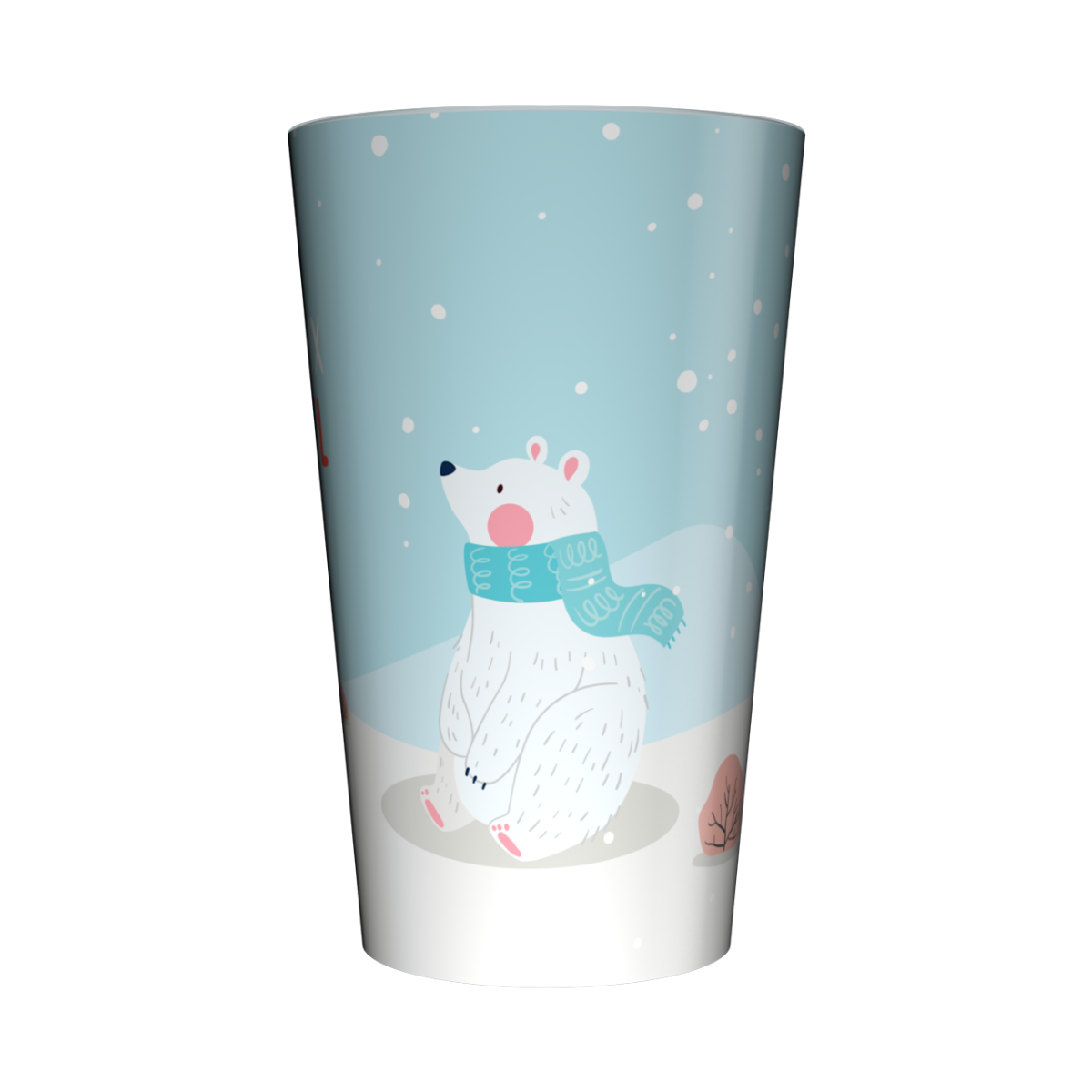 Gobelet personnalisé Noël Animaux & Cadeaux